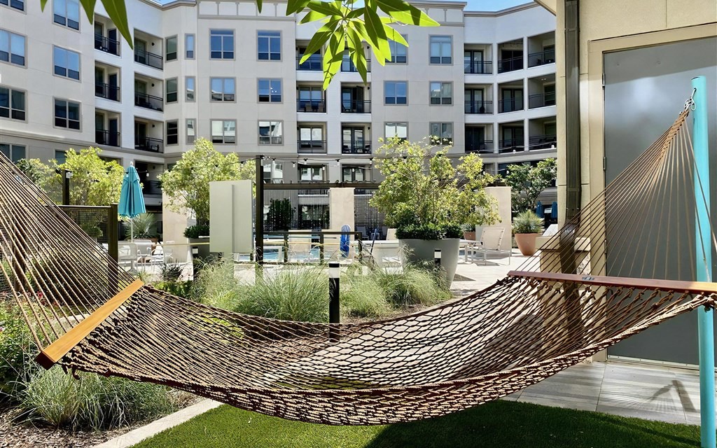 Courtyard with Hammocks
