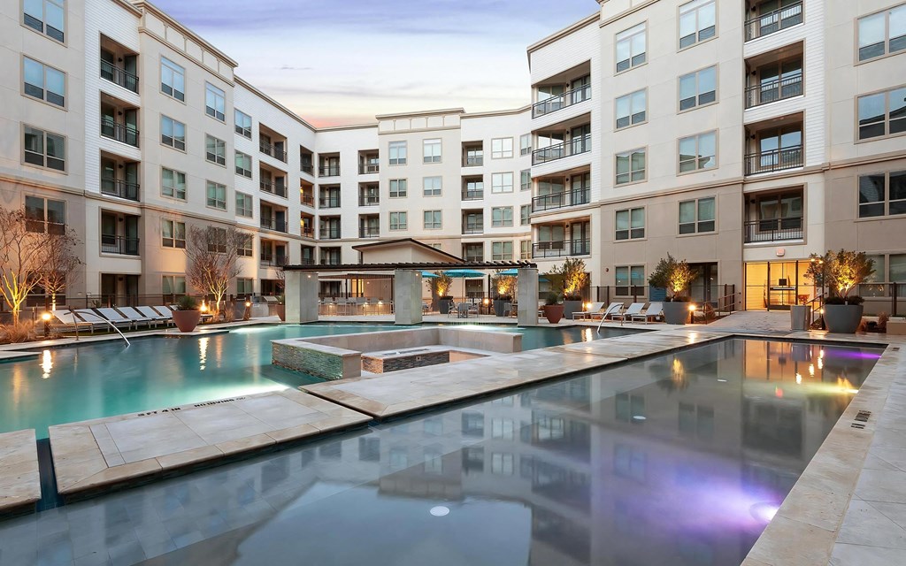 Swimming Pools with Custom Lighting