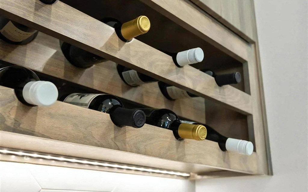 Built In Wine Bottle Storage