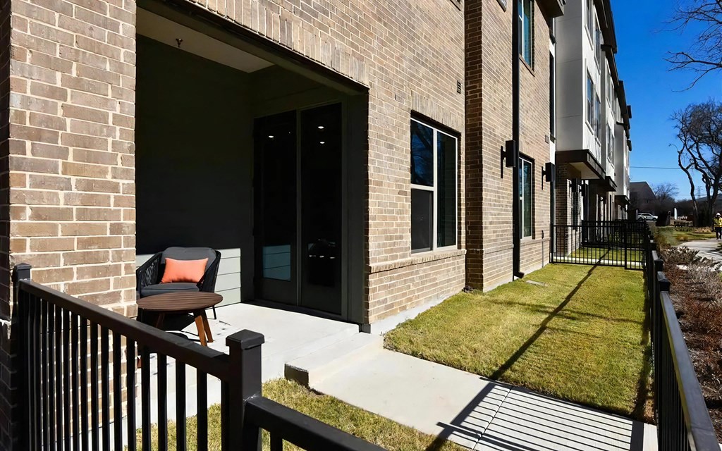 Private Patios with Select Units