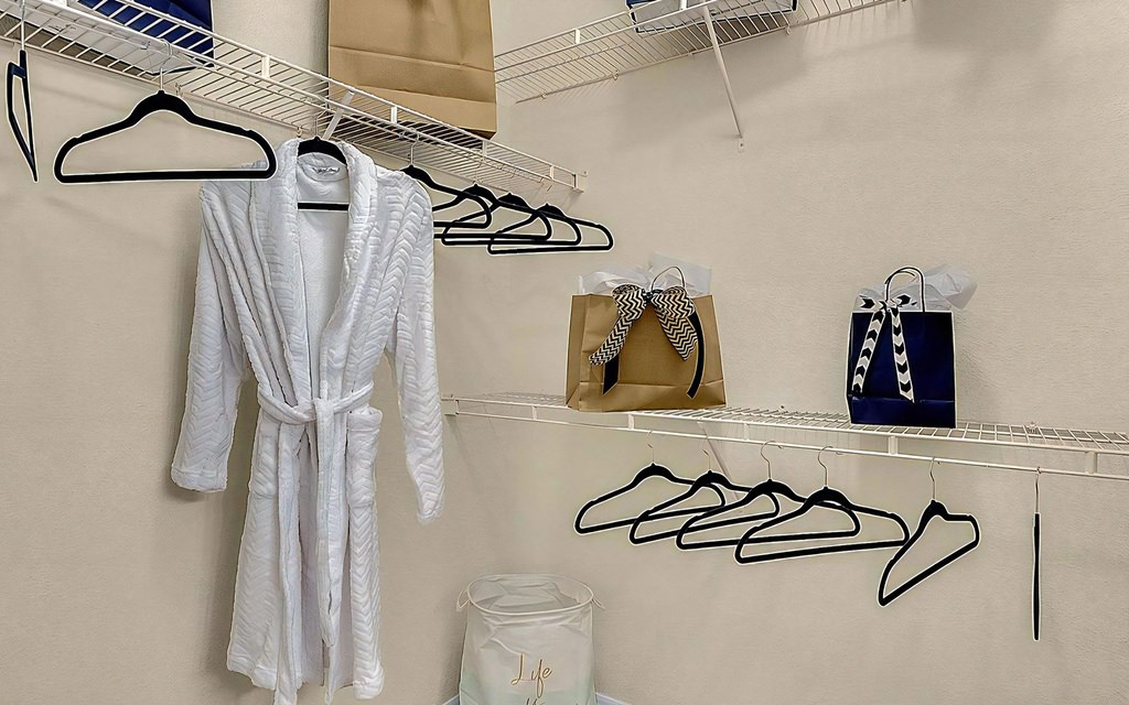 Walk In Closet with Shelves