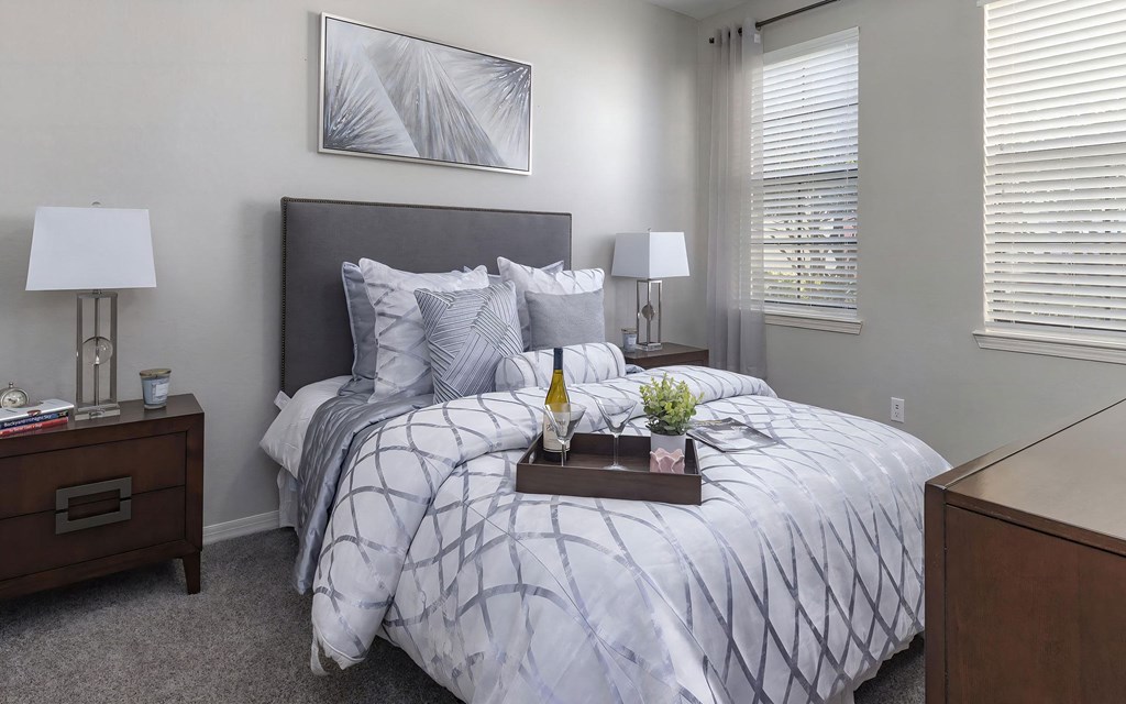 Oversized Bedroom with Carpet
