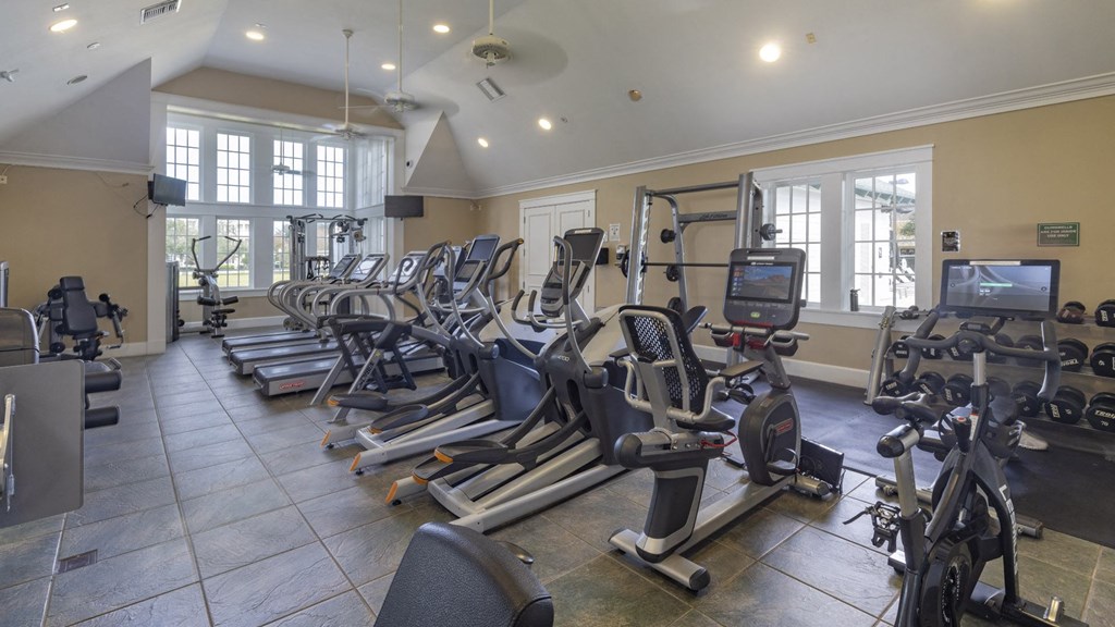 Fitness Studio Offering a Variety of Cardio and Resistance Machines