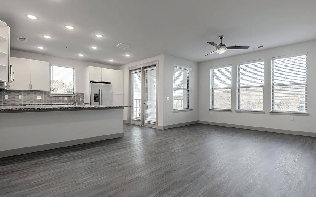 Spacious Open Layout with Natural Light and Kitchen Island
