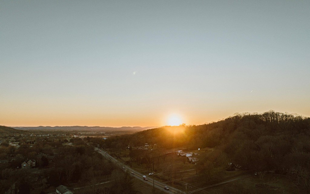 Golden Hour Views from Neighborhood Hills Near The Harper