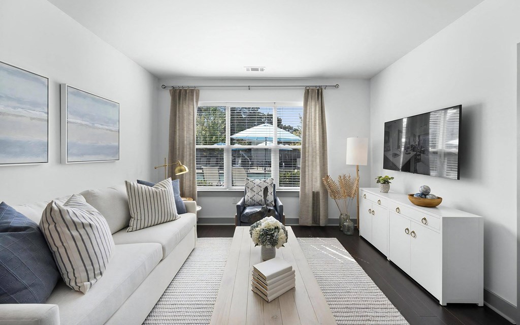 Living Room with Ample Natural Light