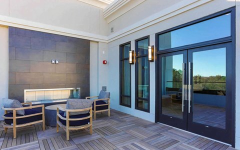 Patio with Fireplace