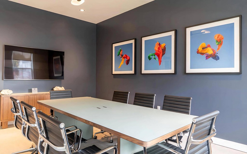 Conference Room with TV