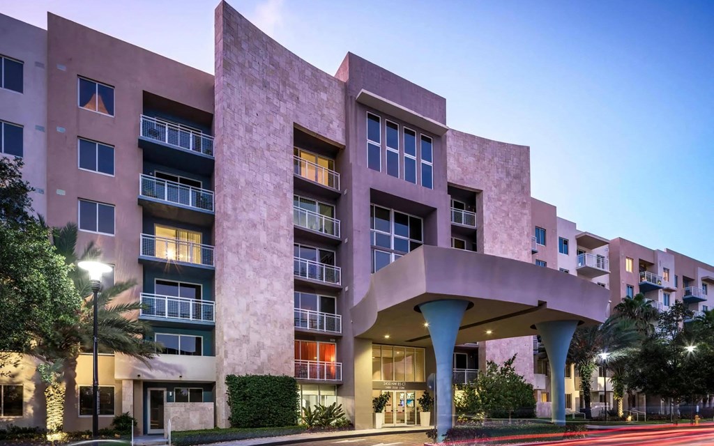 Evening View of The Manor at CityPlace