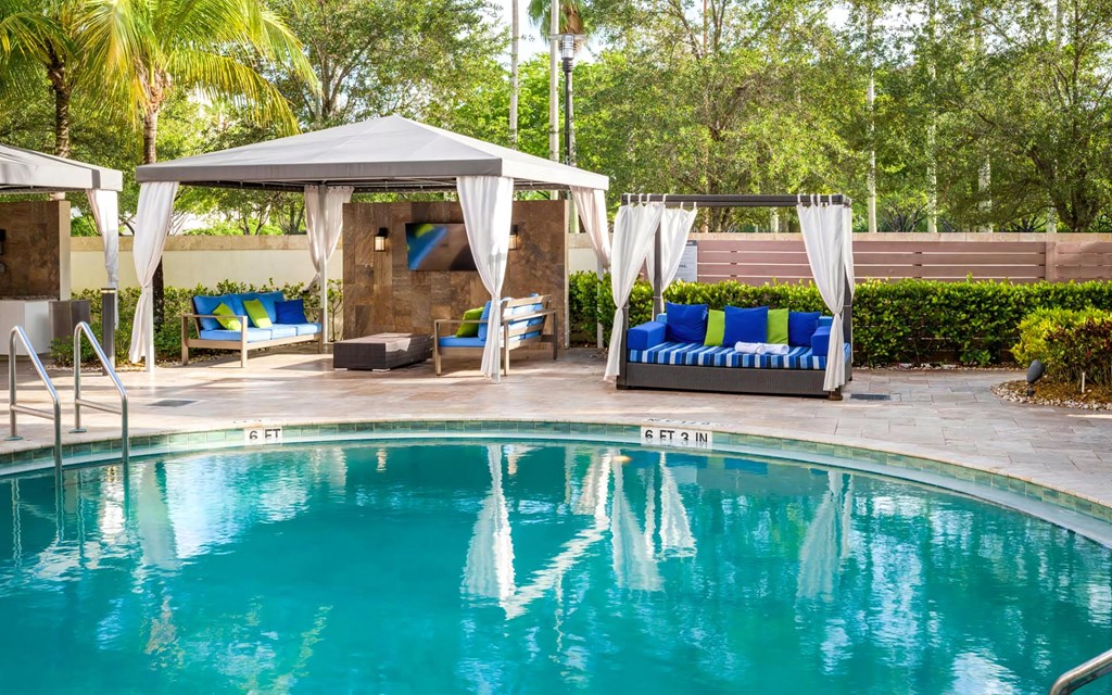 Poolside Cabanas