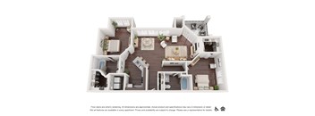 a floor plan of mesa verde apartments in austin texas