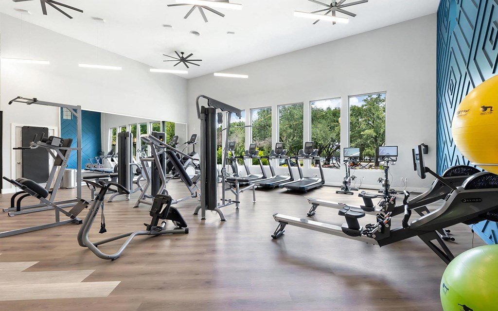 Mesa Verde Fitness Large Fitness Center With Stationary Bikes Rowing Machines and Cable Weight Equipment