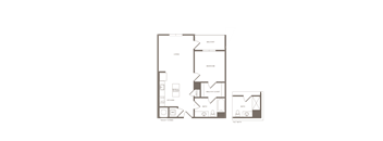 A01- One Bedroom Open Concept with Private Balcony/Patio!