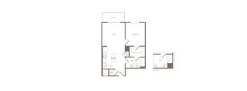 A02- One Bedroom Deluxe Size With Private Balcony/Patio!