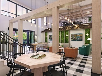 Social Lounge Social Lounge at Alta Wren, Cary, NC, 27519 - Photo Gallery 5