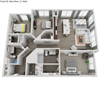 Metalmark LW ADA Floor Plan Metalmark LW ADA Floor Plan at Alta Wren, Cary, North Carolina