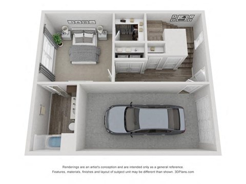 Palos Verdes Floor Plan at Alta Wren, Cary