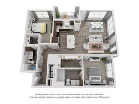Swallowtail 2 Floor Plan at Alta Wren, Cary, North Carolina