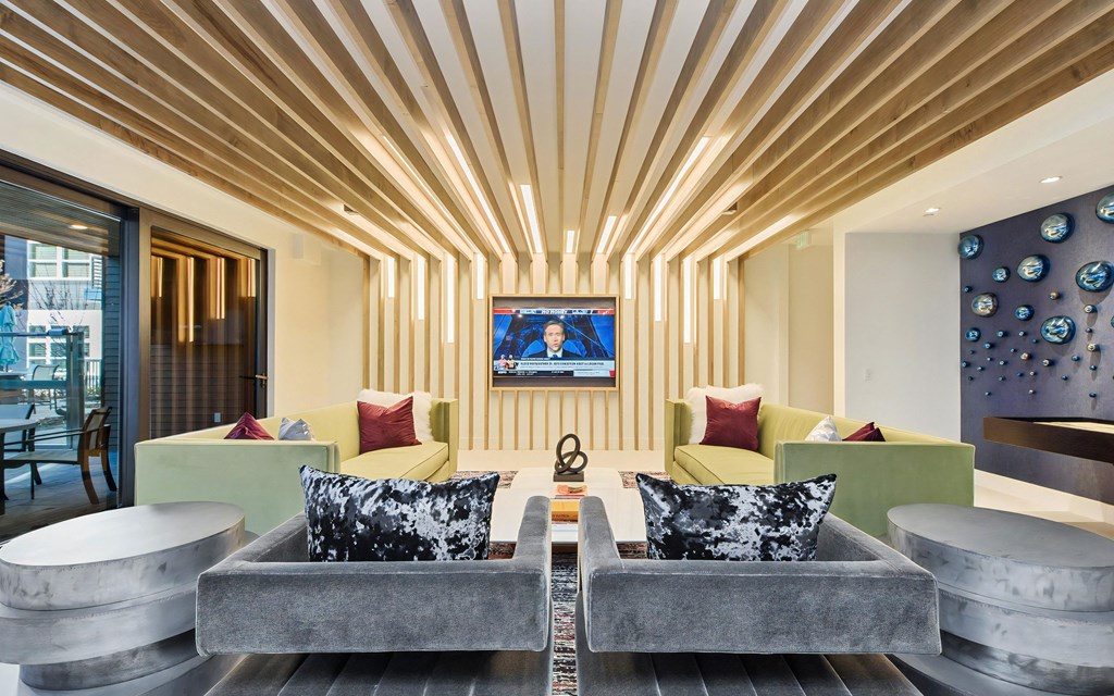 Lounge Seating with Flat Screen TV