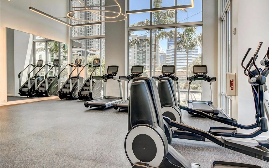 Full Fitness Center with Cardio Machines