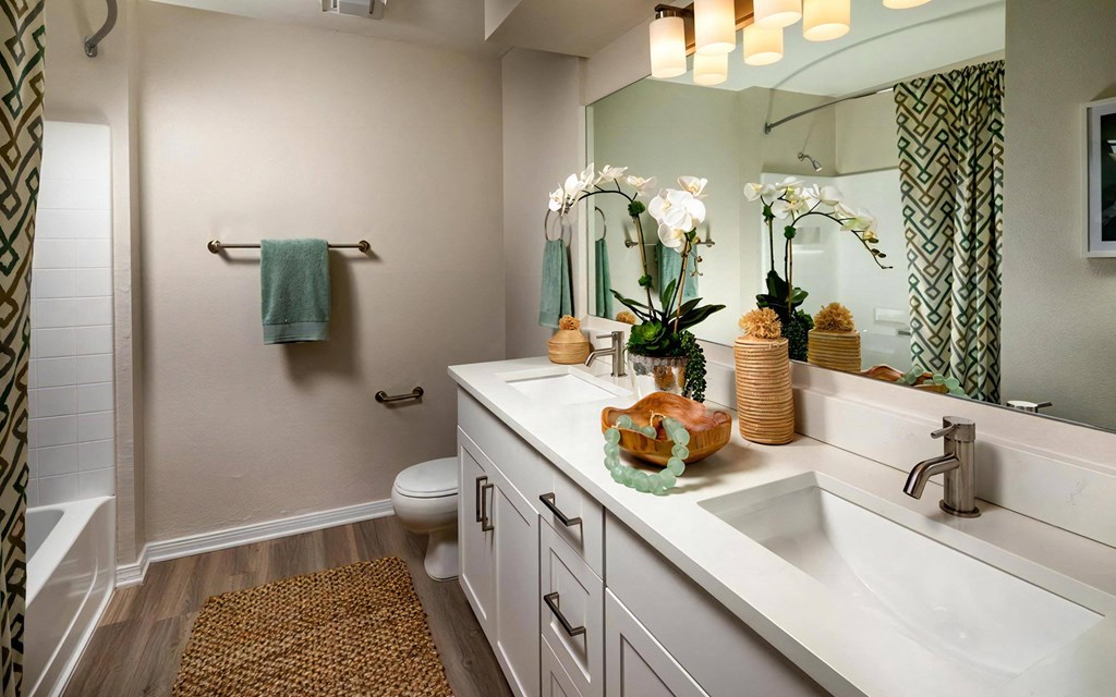 Seacrest Bathroom Modern Double Bath Vanities