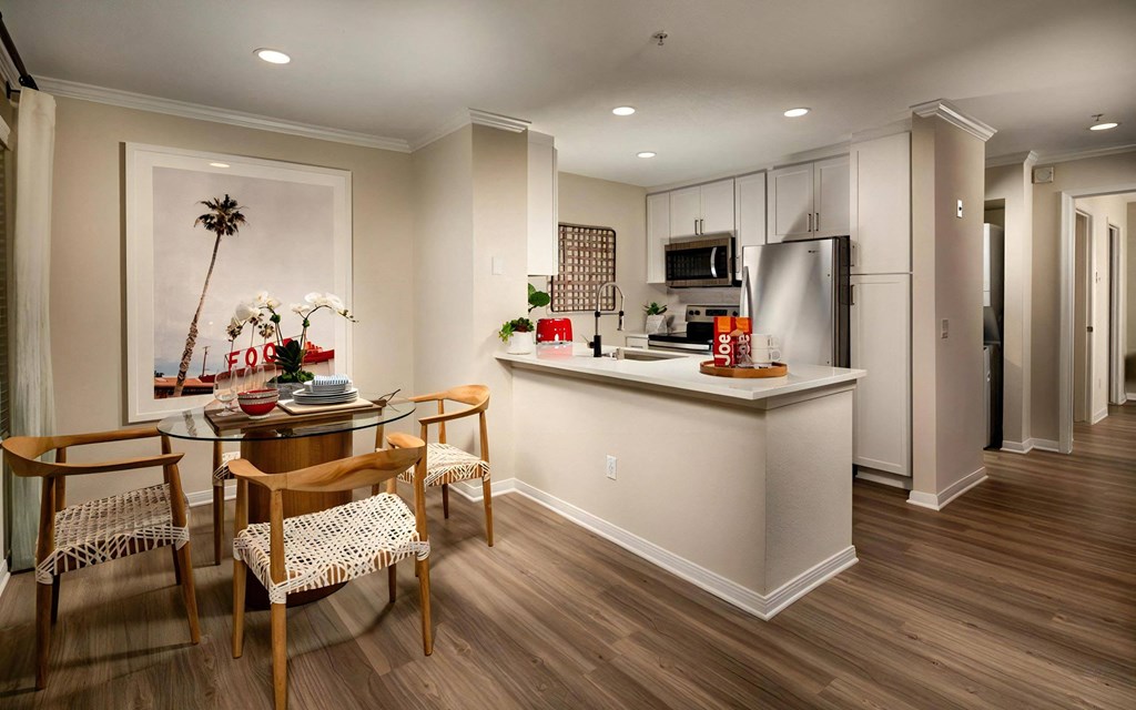 Fully Equipped Kitchen with Stainless Steel Appliances