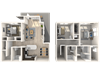 T3.2 Townhome T3.2 Townhome 3 Beds 3 Baths Floor Plan