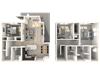 T3 Townhome T3 Townhome 3 Beds 3 Baths Floor Plan