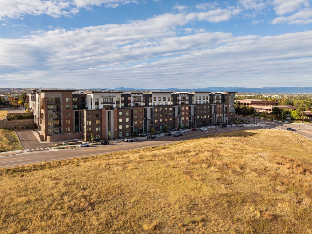 Modern Apartment Community with Mountain Views