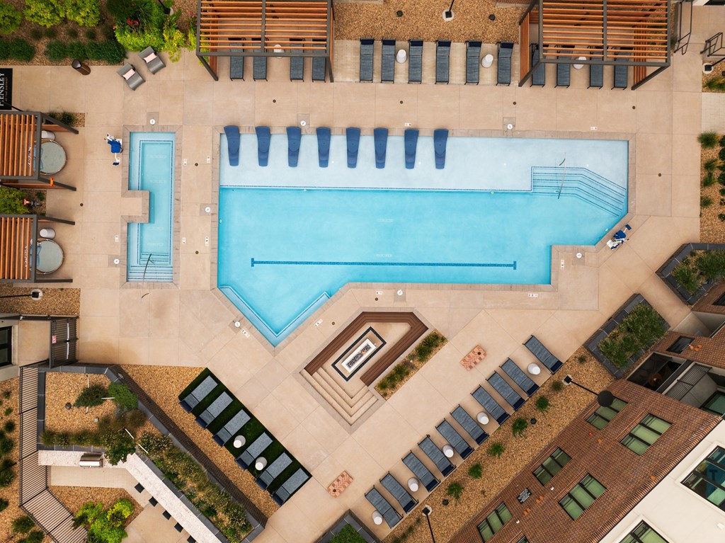 Birdseye Pool View