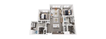 Floorplan G, at The landing at Vinnin Square, 330 Paradise Road, MA