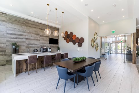 Lounge Area with Coffee Station
