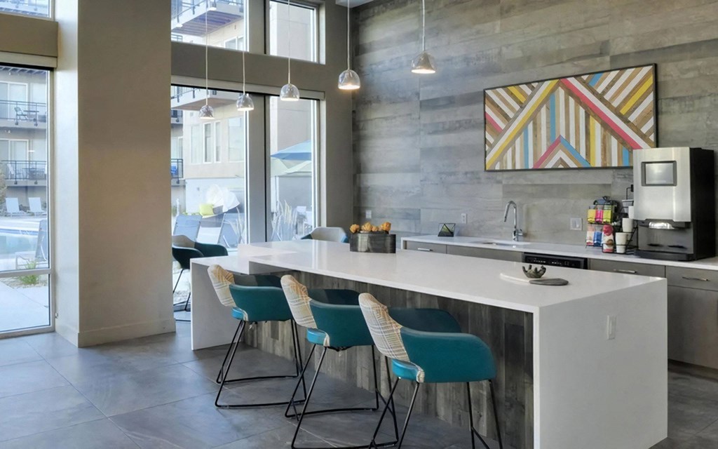 Resident Kitchen with Coffee Station