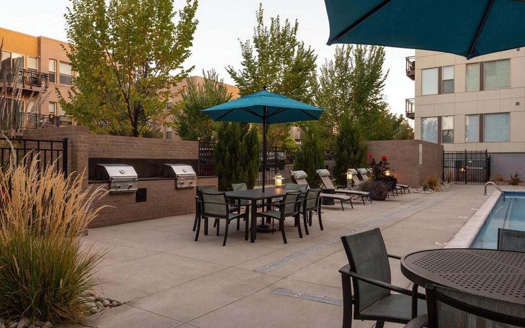 Grilling Stations with Seating