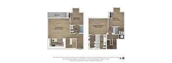 three bedroom three bath townhome