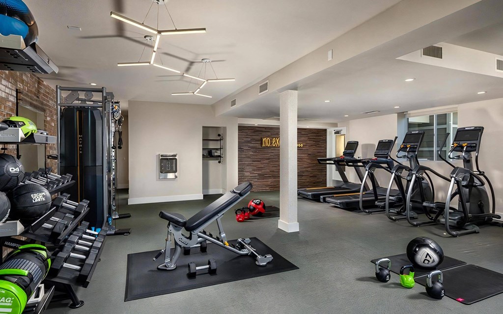 Venice on Rose Community Fitness Fitness studio with Cardio Equipment