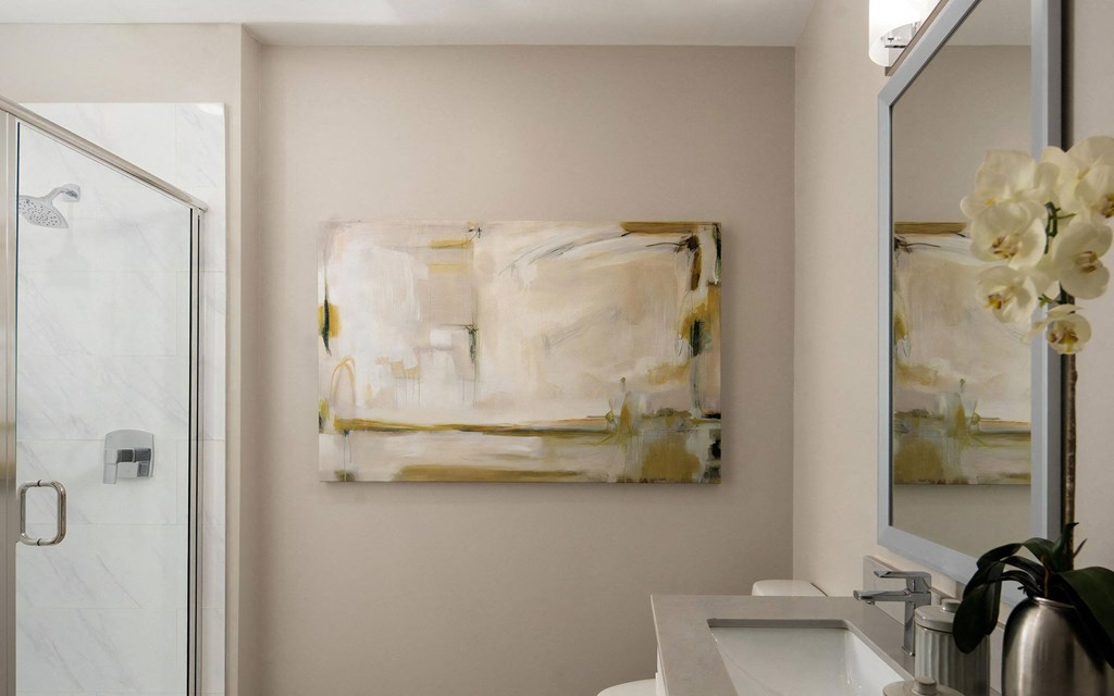 Master Bath with Glass Shower