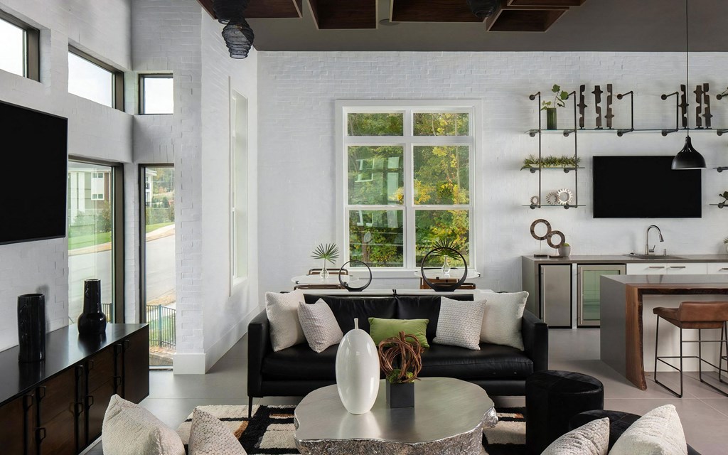 Lounge with Kitchen and Flat Screen TV