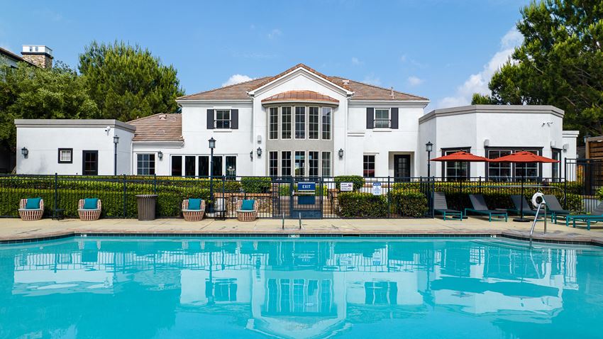 our apartments showcase an unique swimming pool