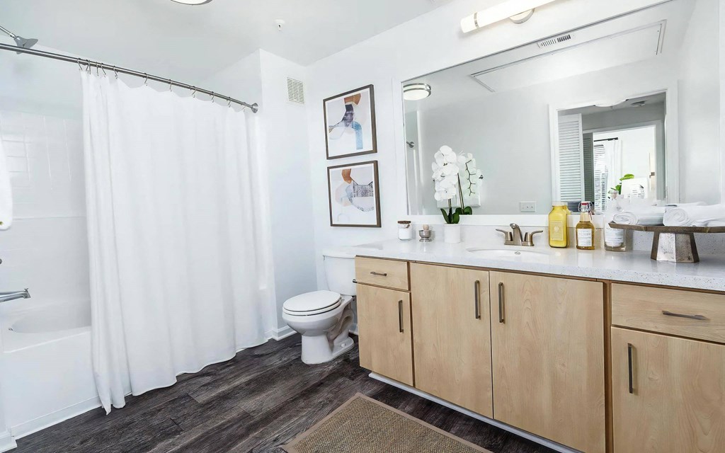 Wood Style Flooring In Bathrooms