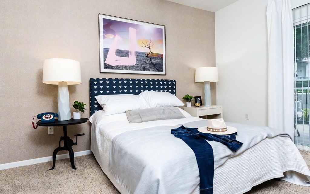 Spacious Carpeted Master Bedroom