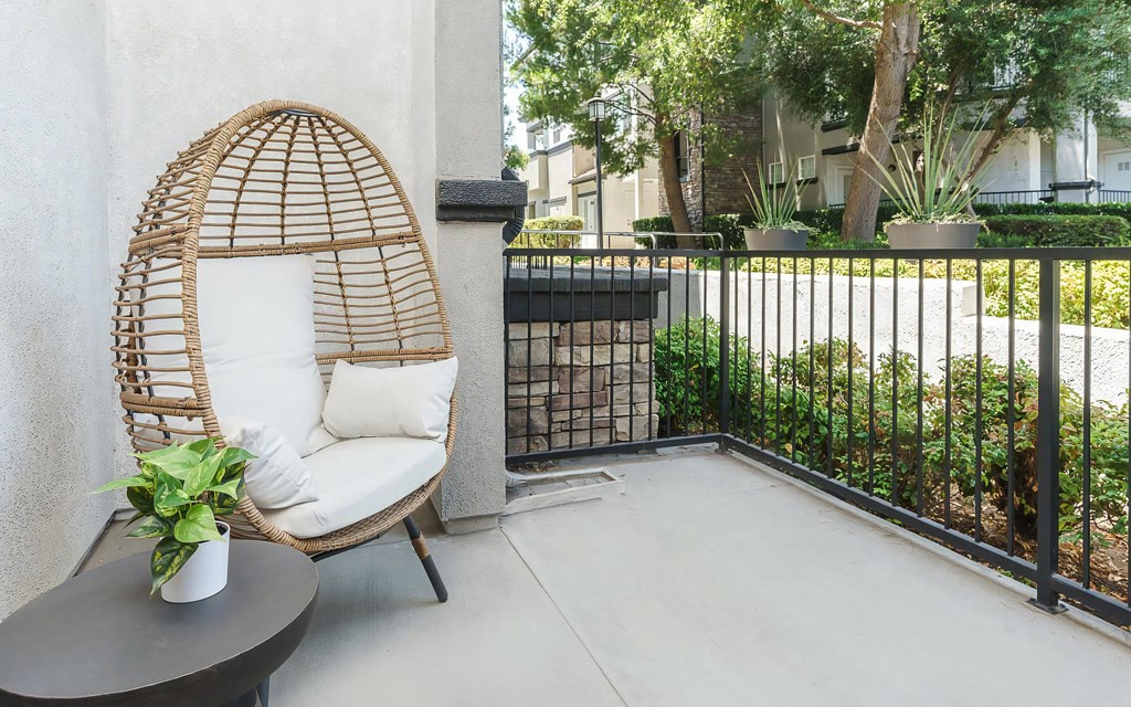 Private Patio Included with Units