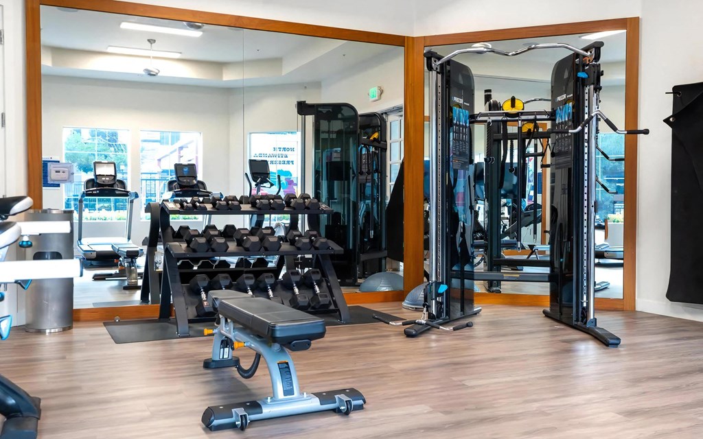 24 Hour Fitness Center with Free Weights