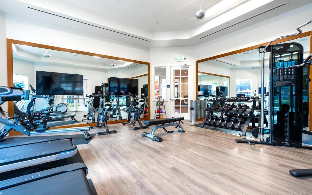 Full Fitness Center Complete with TV Access