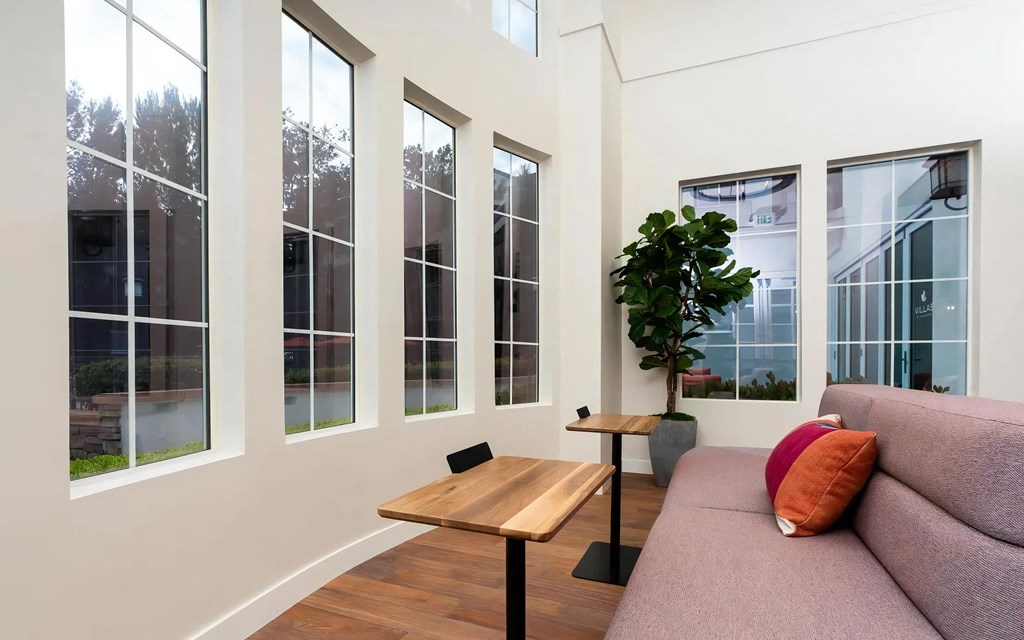 Resident Lounge in Clubhouse with Views