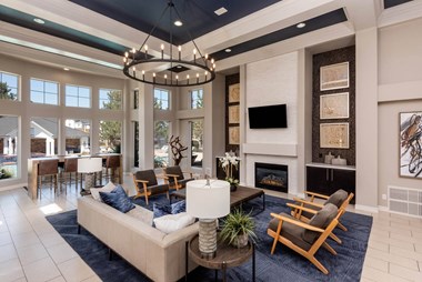 Clubroom With TV at The Windsor, Lakewood