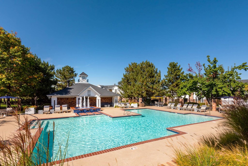 Swimming Pool With Relaxing Sundecks at The Windsor, Lakewood, CO, 80227