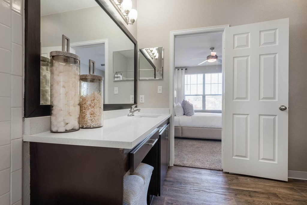 Bathroom With Vanity Lights at The Windsor, Colorado