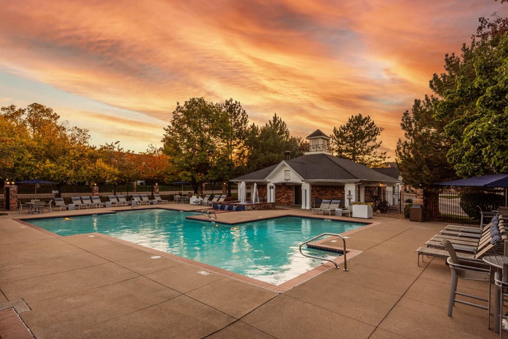 Twilight Pool at The Windsor, Lakewood, Colorado