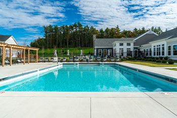 Sundrenched Saltwater Pool and Lounge Seating